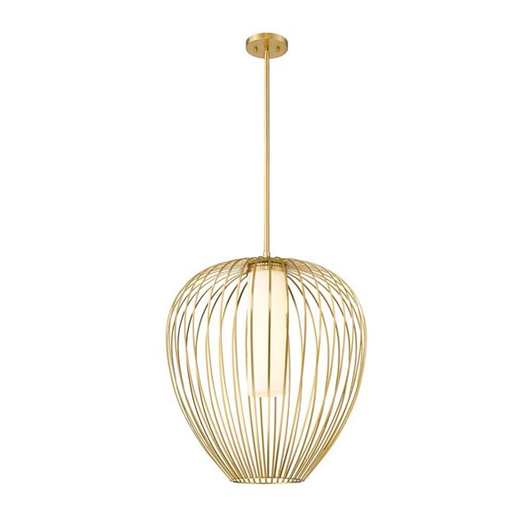 Z-Lite Savanti Modern Gold 1-Light Teardrop Pendant Light