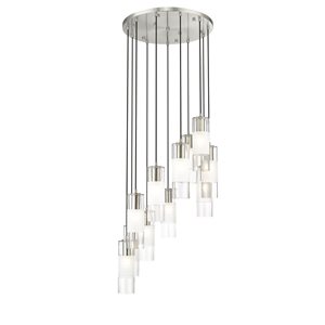 Z-Lite Alton Brushed Nickel 11-Light Draped  Chandelier