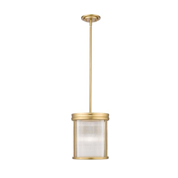 Z-Lite Carnaby Modern Gold 3-Light Drum Shape Light