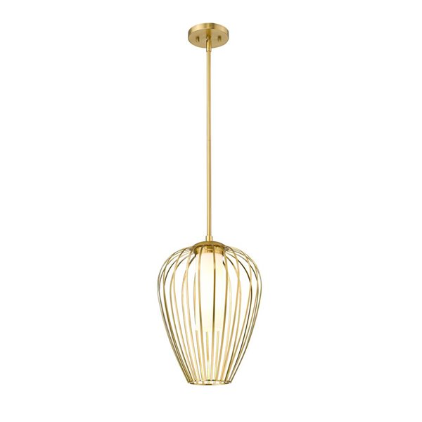 Z-Lite Savanti Modern Gold 1-Light Teardrop Pendant Light