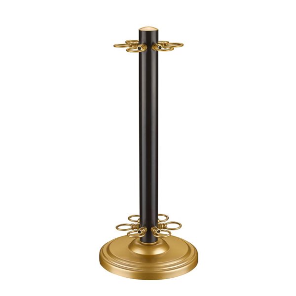 ZLite Players 26in H Bronze and Satin Gold Light Cue Stands RONA
