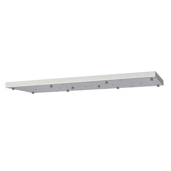 Z-Lite Multi Point Canopy 42-in Brushed Nickel 17-Light Ceiling Plate