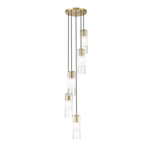 Z-Lite Alton Modern Gold 5-Light Draped Chandelier