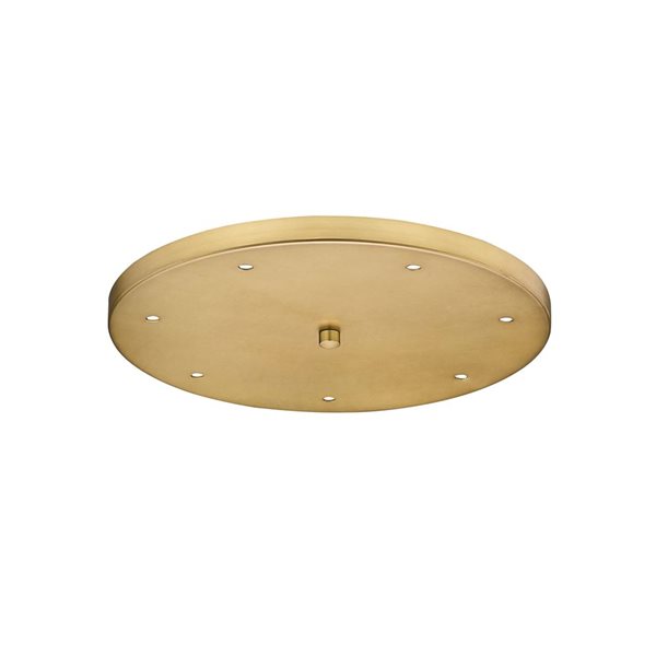 Z-Lite Multi Point Canopy 18-in Modern Gold 7-Light Ceiling Plate