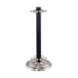Z-Lite Players 26-in H Matte Black and Brushed Nickel Light Cue Stands