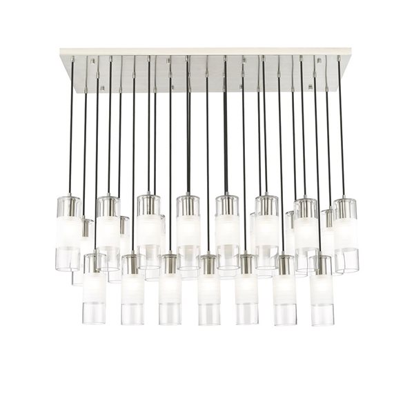 Z-Lite Alton Brushed Nickel 23-Light Linear Chandelier