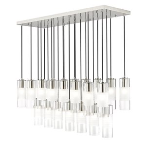 Z-Lite Alton Brushed Nickel 23-Light Linear Chandelier