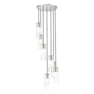 Z-Lite Alton Brushed Nickel 7-Light Draped Chandelier