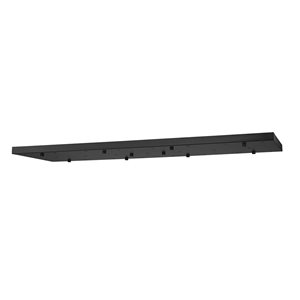 Z-Lite Multi Point Canopy 54-in Matte Black 23-Light Ceiling Plate