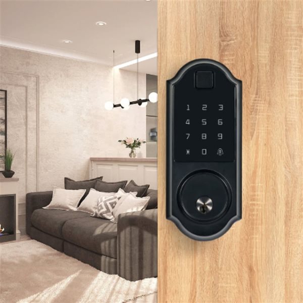 Dalton Smart Lock Electronic Lock Bluetooth Deadbolt - Black