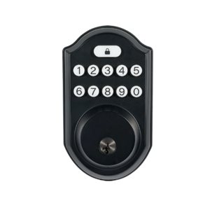 Dalton Smart Lock Electronic Lock with Key and Password, Black