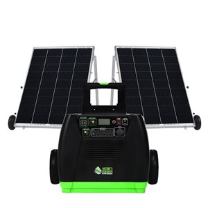 Nature's Generator Elite Gold 3600W Solar Generator with 100W Solar Panels