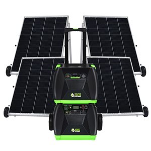 Nature's Generator Elite Platinum 3600W Solar Generator with 100W Solar Panel