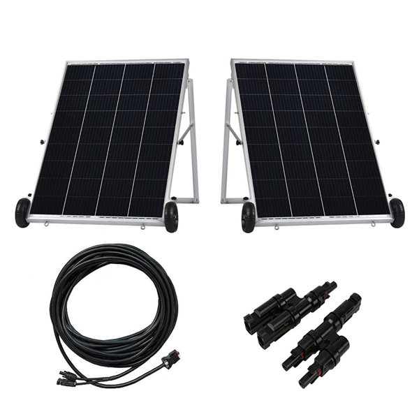 Nature's Generator 100W 2-Power Solar Panel System