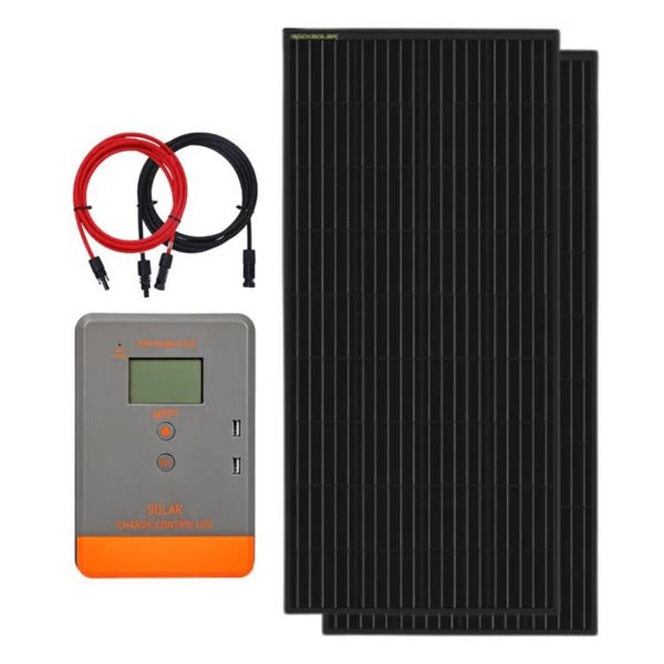 Rocksolar 400W 12V Rigid Solar Panel Kit with 40A MPPT Charge Controller