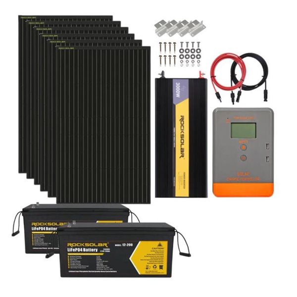 Rocksolar 3000W 24V Off-Grid Solar System