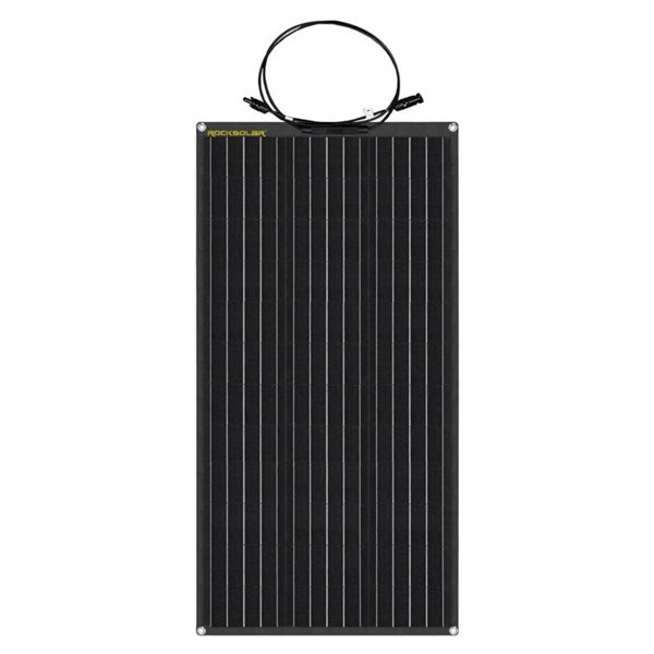 Rocksolar 42x 20-in 100W 12V Flexible Monocrystalline Solar Panel