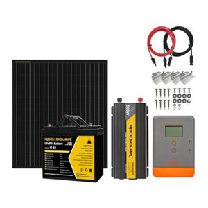 Rocksolar 500W 12V Off-Grid Solar System