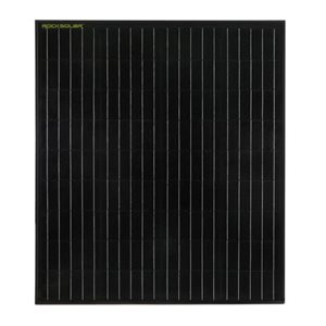 Rocksolar Black Diamond 100W 12V Rigid Monocrystalline Solar Panel