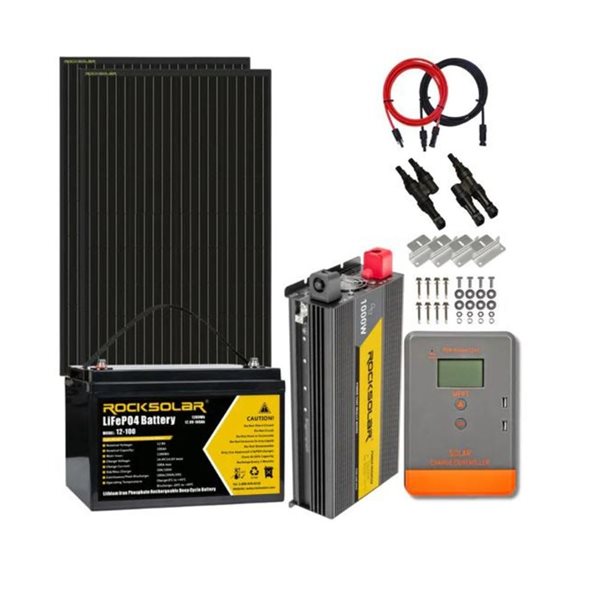 Rocksolar 1000W 12V Off-Grid Solar System