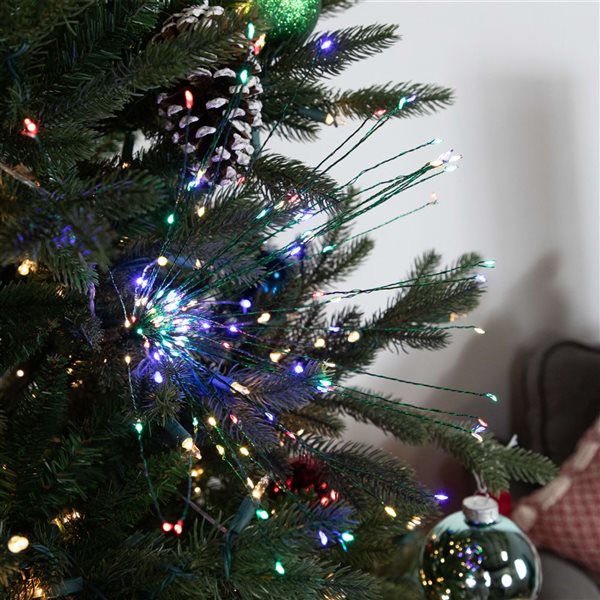 Northlight 20-in LED Lighted Multicolor Firework Branch Christmas