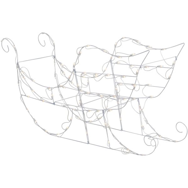 Northlight 48-in Freestanding Lighted Sleigh