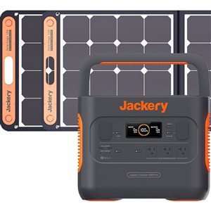 Générateur solaire Jackery 2000 Pro 2160Wh et 2 panneaux solaires SolarSaga de 100W