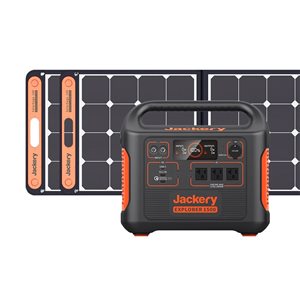 Générateur solaire Jackery 1500 et 2 panneaux solaires SolarSaga de 100W