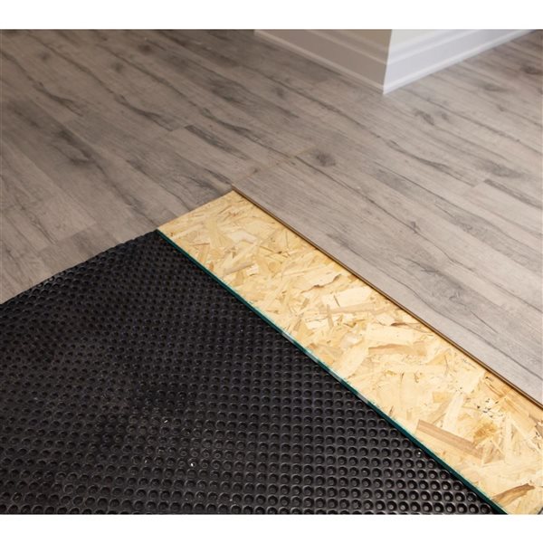 Sous-couche pour plancher en polypropylène robuste AlinO Dampro 4 x 50 pieds