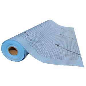 Membrane de carrelage imperméable en polyéthylène bleu AlinO Gard 3,25 x 16 pi