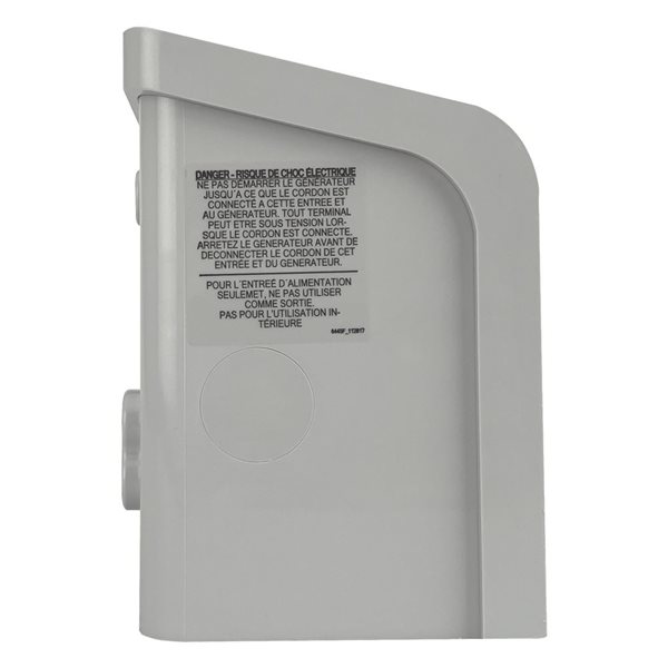 Boîte de prise de courant non métallique pour l'extérieur Reliance Controls PBN50 50 A CS6375