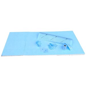 Ensemble de douche linéaire sans drain pour sortie de drain décalée AlinO 36 x 60 po / 36 x 87,5 po