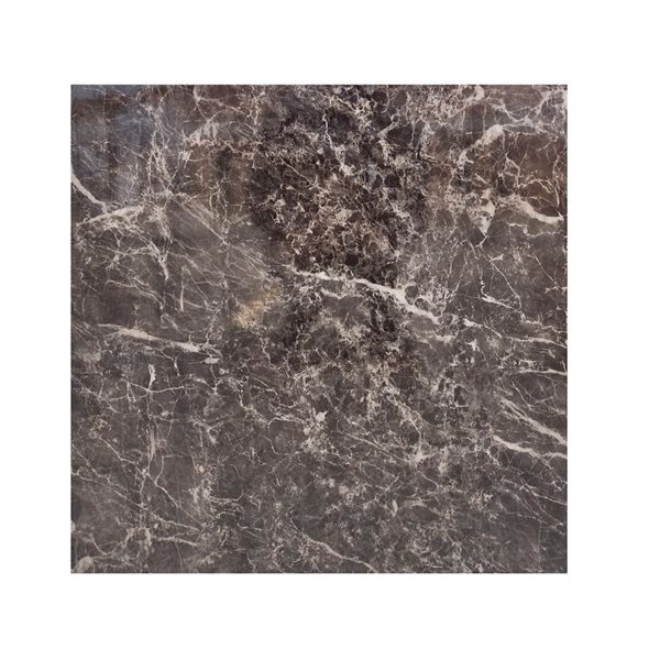 AlinO Glue-to-Wall 23.75 x 47.75-in Dark Browny Marvel Concrete Effect Aluminum Wall Tile - 4/Pack