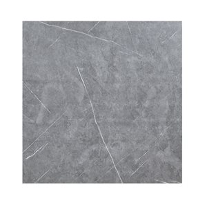 AlinO Glue-to-Wall  23.75 x 47.75-in Dark Storm Gray Marble effect Aluminum Wall Tile - 4/Pack