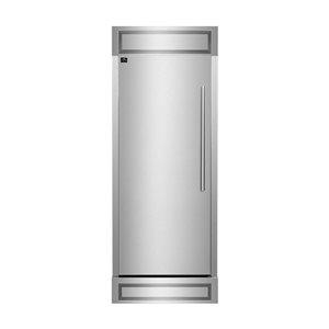 FORNO Maderno 32-in Left Swing 13,6-ft³ Convertible Built-In Freezerless Refrigerator - Stainless Steel