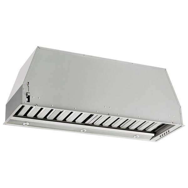 FORNO Frassanito 450 CFM 33.5-in Stainless Steel Ducted Recessed Range Hood with Baffle Filters