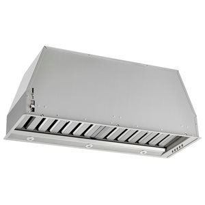 Hotte de cuisinière encastrée en acier inoxydable 30 po Frassanito de FORNO 450 pi³/min avec filtres à chicanes