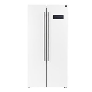 FORNO Espresso Salerno 33-in 15.6-ft³ Counter Depth Side-by-Side Refrigerator - White