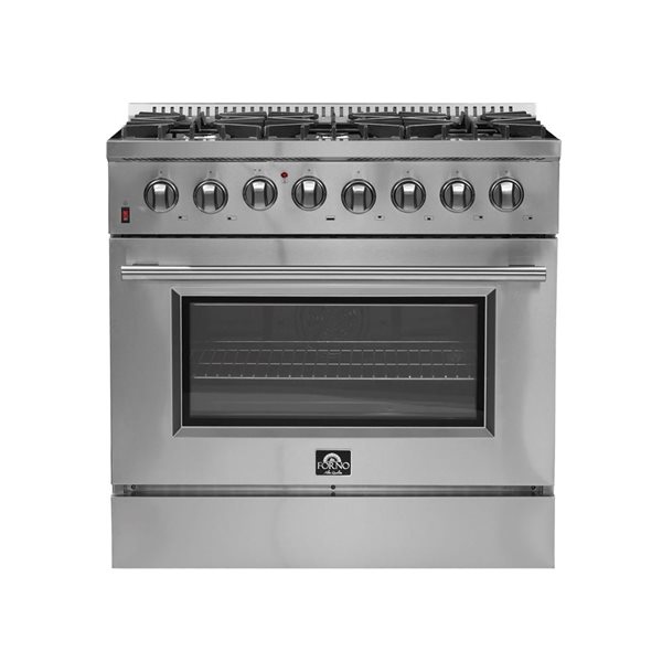 FORNO Galiano 36-in Freestanding Dual Fuel Range