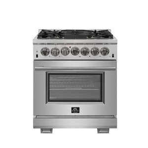 FORNO Capriasca 30-inch Freestanding Dual Fuel Range