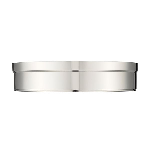 Z-Lite Anders 15-in 1-Light Polished Nickel Flush Mount