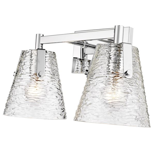 Z-Lite Analia 16.5-in 2-Light Chrome Vanity Light