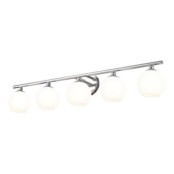 Z-Lite Neoma 38.25-in 5-Light Chrome Vanity Light