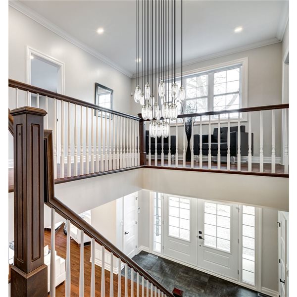 Z-Lite Arden 27-Light Brushed Nickel Linear Chandelier