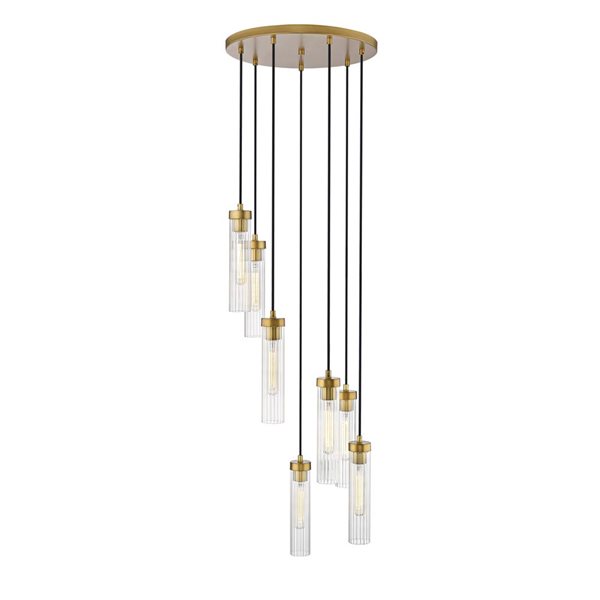 Z-Lite Beau 7-Light Gold Accents Chandelier