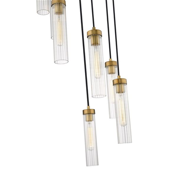 Z-Lite Beau 7-Light Gold Accents Chandelier