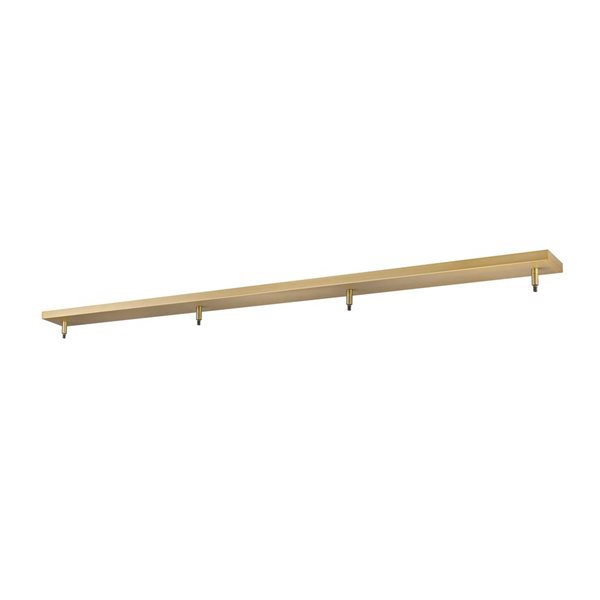 Z-Lite Multi Point Canopy 4 Light Ceiling Plate - Gold