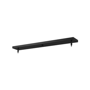 Z-Lite Multi Point Canopy 2 Light Ceiling Plate - Black