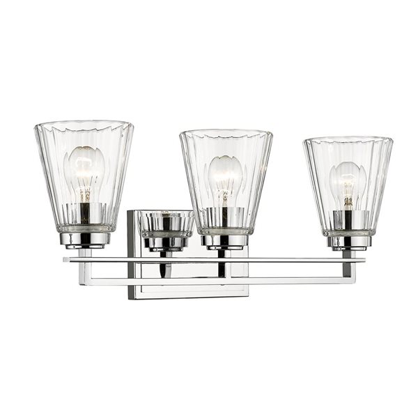 Z-Lite Lyna 3 Light Vanity - Chrome