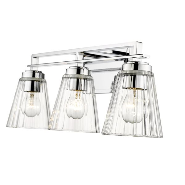 Z-Lite Lyna 3 Light Vanity - Chrome